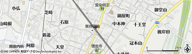 愛知県安城市古井町井ノ池35周辺の地図