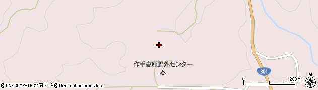 愛知県新城市作手白鳥（本宮辻）周辺の地図