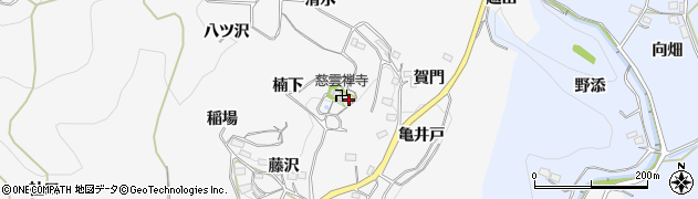 愛知県新城市須長（楠下）周辺の地図
