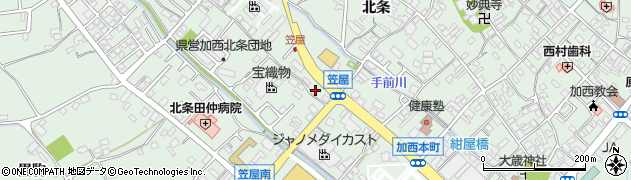 兵庫県加西市北条町北条478周辺の地図