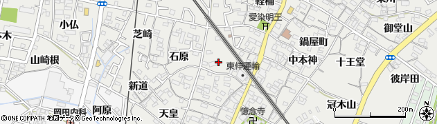 愛知県安城市古井町（井ノ池）周辺の地図