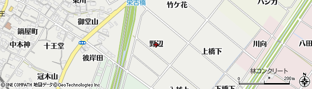 愛知県安城市古井町（野辺）周辺の地図