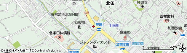 兵庫県加西市北条町北条486周辺の地図