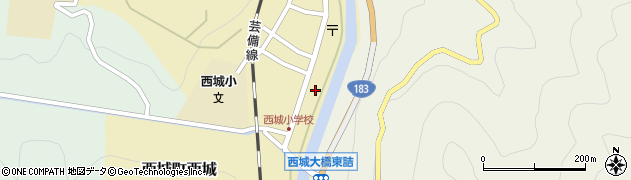 広島県庄原市西城町西城102周辺の地図