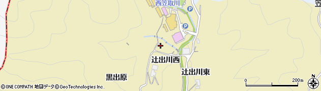 京都府宇治市西笠取辻出川西29周辺の地図