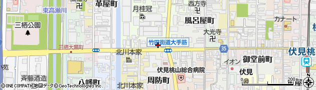 京都信用金庫伏見支店周辺の地図