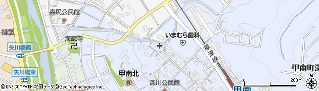 滋賀県甲賀市甲南町深川2519周辺の地図