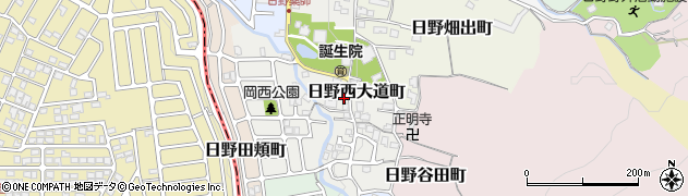 京都府京都市伏見区日野西大道町24周辺の地図