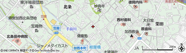 兵庫県加西市北条町北条1092周辺の地図