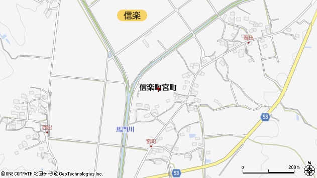 〒529-1801 滋賀県甲賀市信楽町宮町の地図