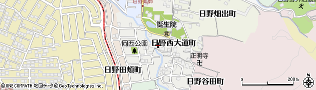 京都府京都市伏見区日野西大道町26周辺の地図