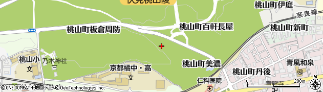 京都府京都市伏見区桃山町駿河周辺の地図