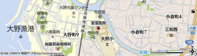 安富医院周辺の地図