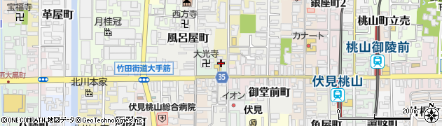 京都府京都市伏見区南部町87周辺の地図