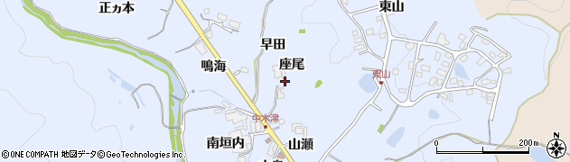 兵庫県川辺郡猪名川町木津座尾25周辺の地図