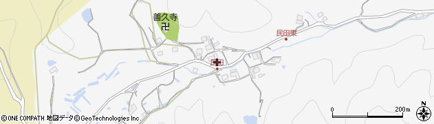 兵庫県川辺郡猪名川町民田一反田23周辺の地図