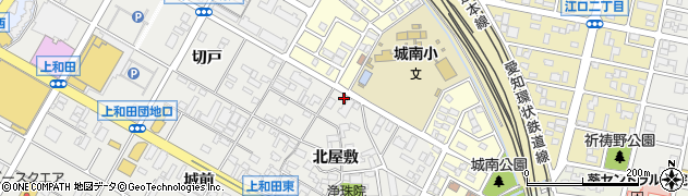 愛知県岡崎市上和田町北屋敷8周辺の地図