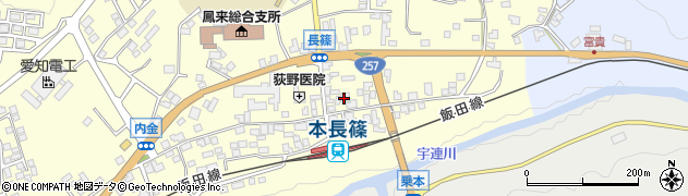 愛知県新城市長篠下り筬49周辺の地図