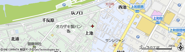 愛知県岡崎市赤渋町上池5周辺の地図