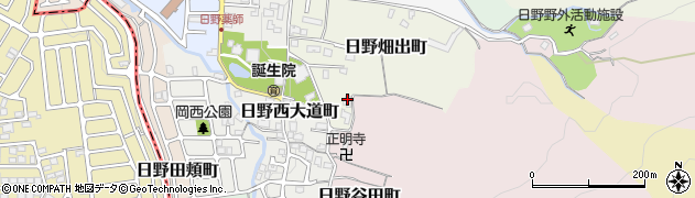 京都府京都市伏見区日野畑出町47周辺の地図
