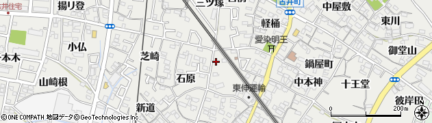 愛知県安城市古井町井ノ池53周辺の地図