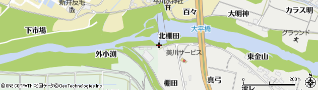 愛知県岡崎市岡町（北棚田）周辺の地図