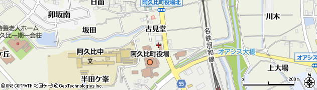 阿久比町商工会周辺の地図