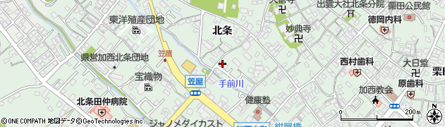 兵庫県加西市北条町北条1181周辺の地図