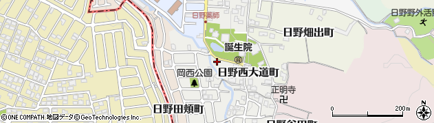 京都府京都市伏見区日野西大道町22周辺の地図