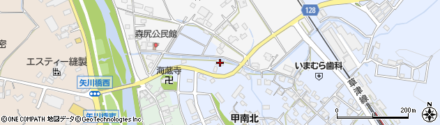 滋賀県甲賀市甲南町深川2335周辺の地図
