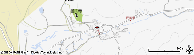 兵庫県川辺郡猪名川町民田一反田26周辺の地図