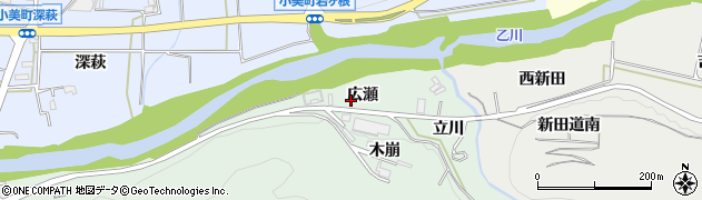愛知県岡崎市保母町（広瀬）周辺の地図