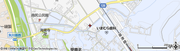 滋賀県甲賀市甲南町森尻9周辺の地図