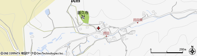 兵庫県川辺郡猪名川町民田一反田41周辺の地図