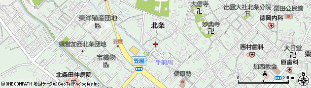 兵庫県加西市北条町北条1188周辺の地図