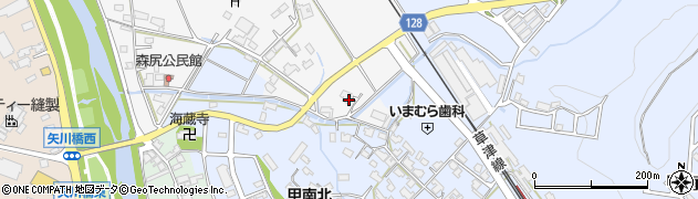 滋賀県甲賀市甲南町森尻16周辺の地図