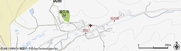兵庫県川辺郡猪名川町民田一反田13周辺の地図