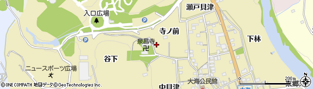 愛知県新城市大海寺ノ前13周辺の地図