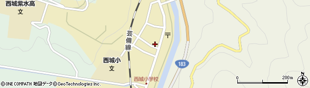広島県庄原市西城町西城120周辺の地図