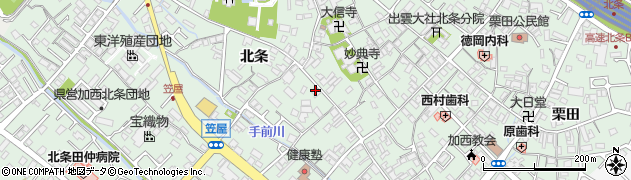 兵庫県加西市北条町北条1146周辺の地図