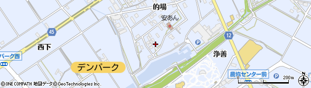 愛知県安城市赤松町的場163周辺の地図