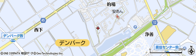 愛知県安城市赤松町的場212周辺の地図