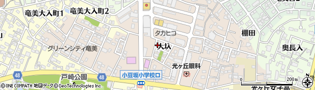 愛知県岡崎市明大寺町（大圦）周辺の地図