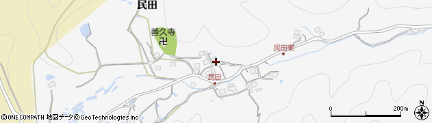 兵庫県川辺郡猪名川町民田一反田31周辺の地図