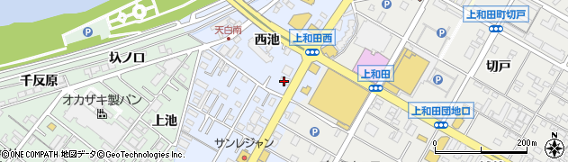 ラの壱岡崎店周辺の地図
