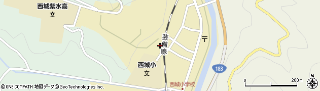 広島県庄原市西城町西城270周辺の地図