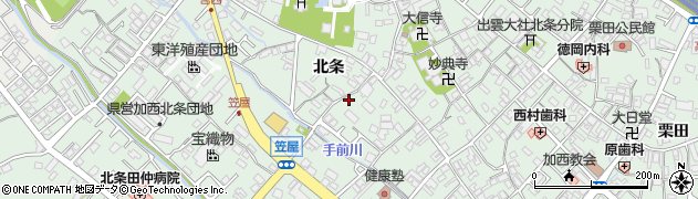兵庫県加西市北条町北条1158周辺の地図