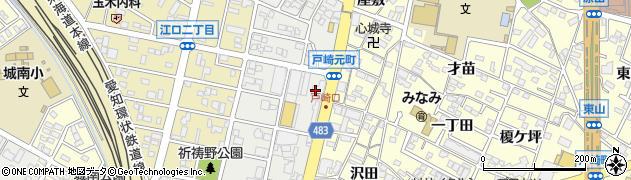 岡崎製材株式会社本社　開発室周辺の地図
