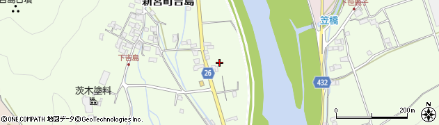 兵庫県たつの市新宮町吉島627周辺の地図