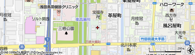 京都府京都市伏見区横大路三栖大黒町4周辺の地図